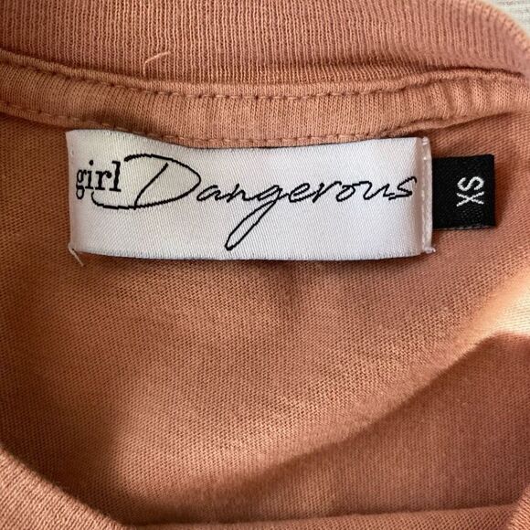 Girl dangerous women XS crewneck short sleeve oversize graphic print T-shirt - Picture 5 of 8